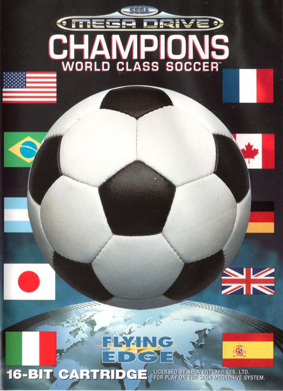 Champions World Class Soccer box art for Super Nintendo